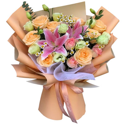 忻州11朵玫瑰桔梗百合，陪你每个季节