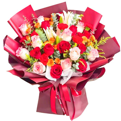 忻州22朵玫瑰百合，追求真爱幸福